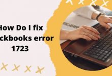 How Do I Fix Quickbooks Error 1723